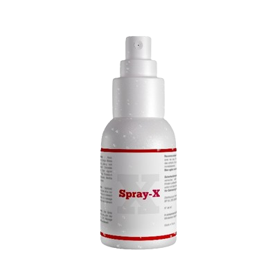Spray-X : flacon de spray à action rapide, utilisé pour améliorer l'endurance et le contrôle lors des rapports intimes.