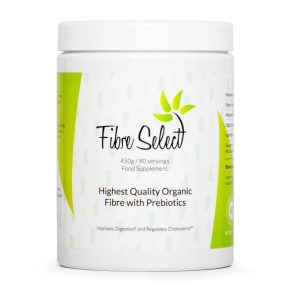 Poudre Fibre Select, fibres naturelles pour détox, bien-être, à dissoudre dans boissons ou yaourt, goût neutre.